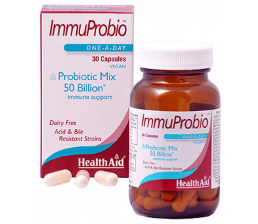 ImmuProbio 10 cepas distintas de Probióticos 30 cápsulas HEALTH AID