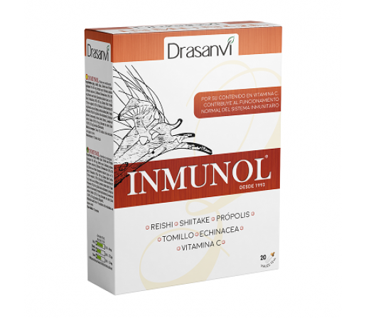 Inmunol Defensas Reishi, Shitake, Propóleo, Equinácea... 36 cápsulas DRASANVI