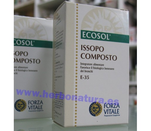 Issopo Composto (Estaño Espagírico) 10ml. FORZA VITALE