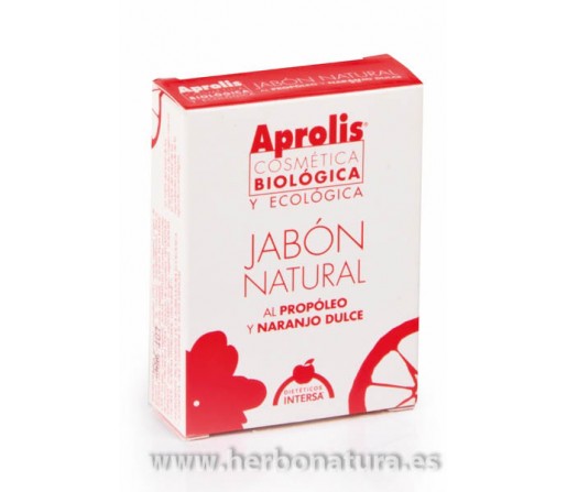 Jabón Natural al Propóleo y esencia de Naranjo Ecológico Aprolis 100gr. INTERSA