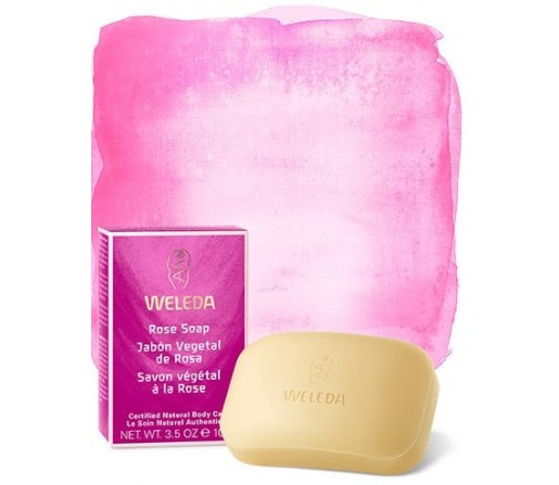 Jabón Vegetal de Rosa 100gr. WELEDA