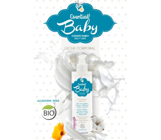 Leche corporal Baby Ecológica Bebe 100ml. ESENTIAL AROMS