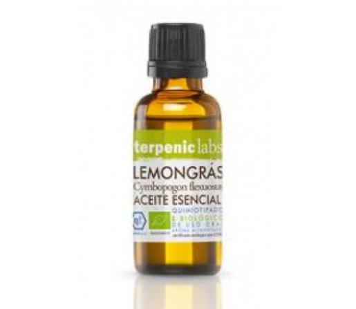 Aceite Esencial Lemongras Ecológico (Cymbopogon flexuosus) 30ml. TERPENIC LABS