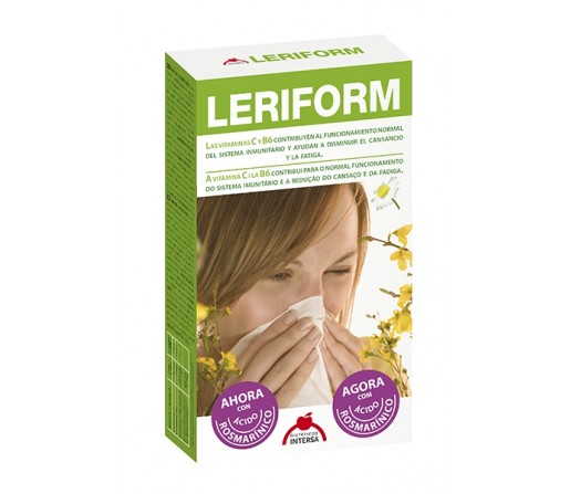 Leriform Alergiform, Alergias. Te ayuda a reforzar tus defensas naturales. 60 cápsulas INTERSA