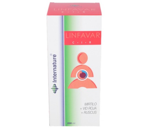 Linfavar Cir, Circulatorio con Mirtilo Vid Roja, Ruscus... 250ml. INTERNATURE