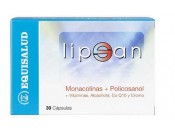 Lipsan nuevo con Monacolinas, Policosanol, Alcachofa, Q10, Cromo... 30 cápsulas INTERNATURE