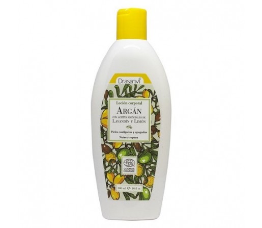 Loción Corporal Argán con Lavandín y Limón Ecológica 300ml. DRASANVI