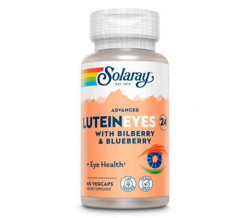 Lutein 24 Eyes Advanced Luteina 24mg. con Arándano Azúl 60 cápsulas SOLARAY