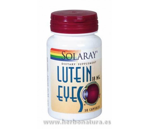 Lutein Eyes Luteina Zeaxantina 18mg. 30 cápsulas SOLARAY