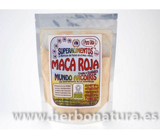 Maca Roja Cruda y Ecológica 250gr. SUPERALIMENTOS