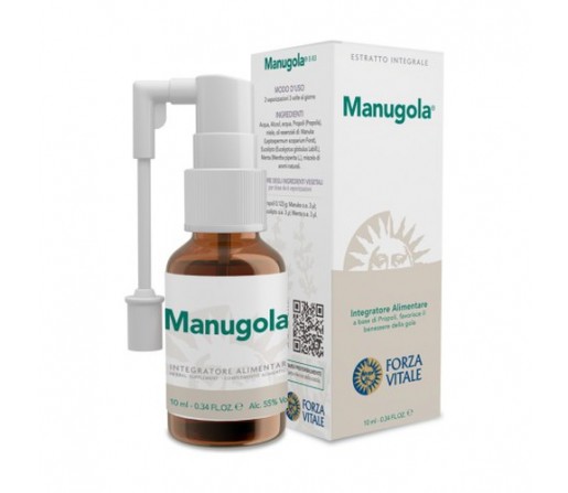 Manugola con base de Propóleo y Manuka 10ml. FORZA VITALE