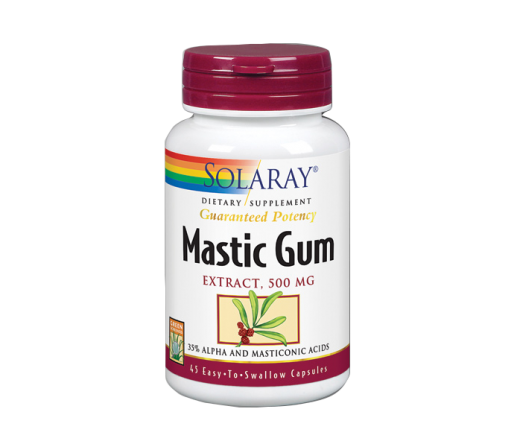 45 Cápsulas Mastic Gum - Lentisco Pistacia Lentiscus - Antimicrobiano Gástrico