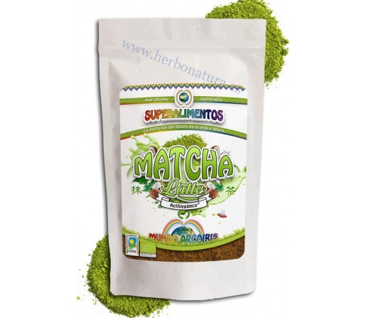 Matcha Latte Polvo Ecológico, 250gr. Mundo Arcoiris SUPERALIMENTOS
