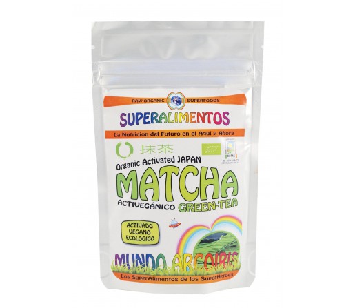 Matcha Té Japonés Polvo Ecológico, Activado y Orgánico 50gr. SUPERALIMENTOS
