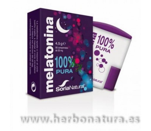 Melatonina Pura 1mg. 90 comprimidos SORIA NATURAL