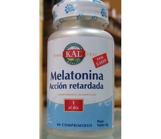 Melatonina Acción retardada 1,9mg. con 5-HTP 60 comprimidos KAL