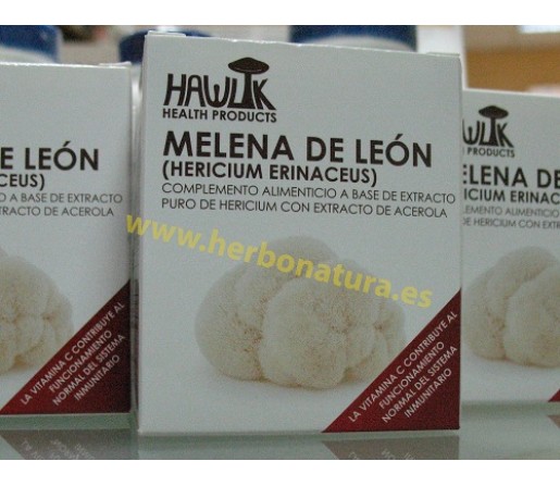 Melena de León (Hericium erinaceus) con Acerola 60 cápsulas HAWLIK