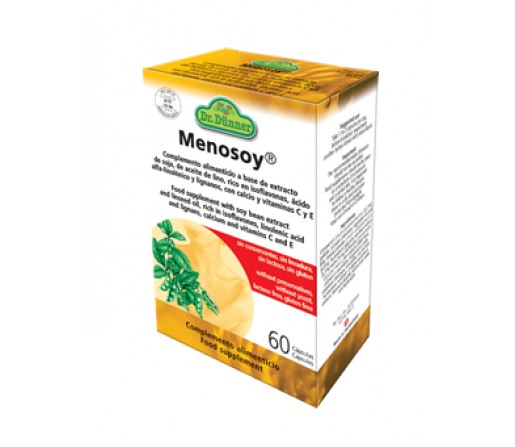Menosoy Dr. Dunner Isoflavonas, Lino, Vitaminas... Menopausia 60 cápsulas SALUS