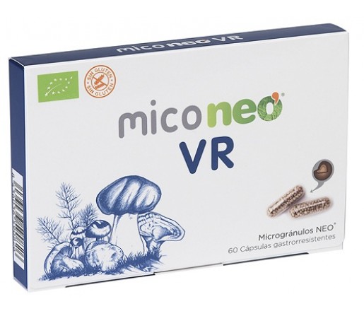 Mico Neo VR, Astrágalo, Reishi, Cordyceps, Champiñón del Sol, Camu Camu... 60 cápsulas NEO