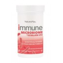 Microbiome Immune mas de 10 billones CFU, Probióticos y Prebióticos con D3 30 cápsulas Natures Plus en Herbonatura.es