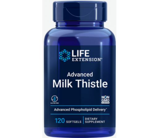 Advanced Milk Thistle Cardo Mariano Estandarizado 120 perlas LIFE EXTENSION