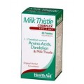 Milk Thistle Complex, Cardo Mariano, Aminoácidos, Diente de León... 60 comprimidos HEALTH AID