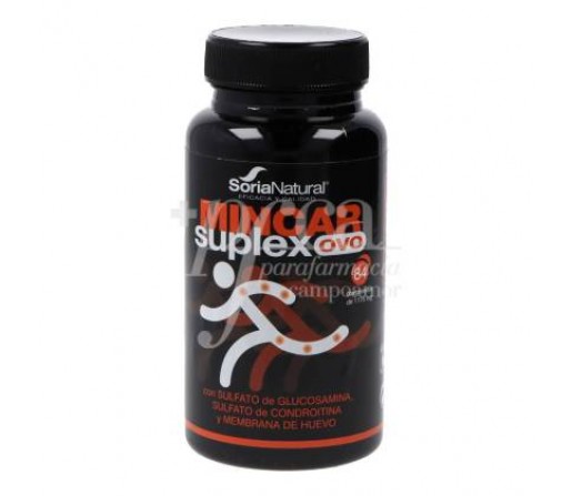 Mincar Suplex OVO, Glucosamina, Condroitina, Colágeno, Hialurónico... 84 comprimidos SORIA NATURAL