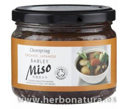 Miso Barley Organico Japonés de Cebada Biológico 300 gr. CLEARSPRING