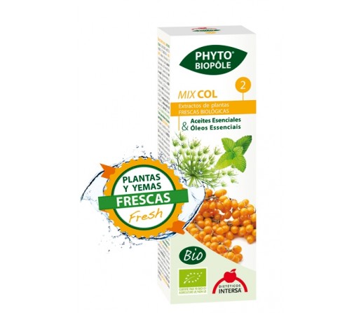 Mix Col 2 Bio Extracto Planta y Yemas Frescas Phyto-biopôle 50ml. INTERSA