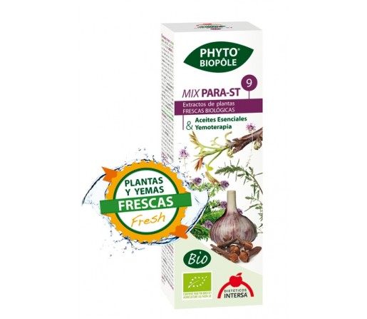 Mix Para-st 9 Bio Planta y Yemas Frescas Extracto Phyto-biopôle 50ml. INTERSA