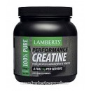 Monohidrato de Creatina Pura para mezclar con Bebidas y Batidos 500gr. LAMBERTS en Herbonatura.es