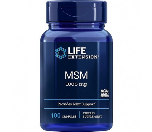 MSM Methyl Sulfonyl Methane 1000mg. 100 cápsulas LIFE EXTENSION