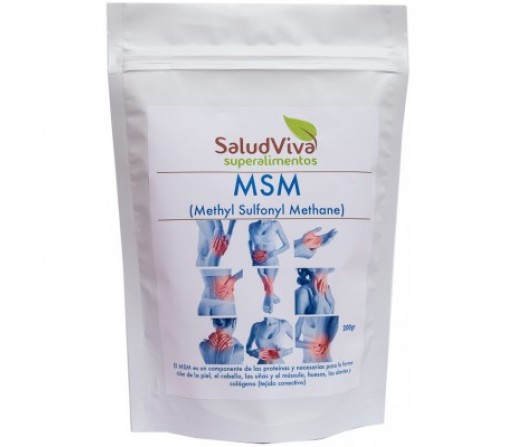 MSM Methyl Sulfonyl Methane Polvo 200gr. SALUD VIVA
