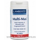 Multi-Max multinutriente para mayores de 50 años 60 comprimidos LAMBERTS en Herbonatura.es