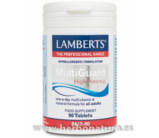 MultiGuard High Potency Multinutriente con Plantas y Antioxidantes de Alta Potencia 90 comprimidos LAMBERTS