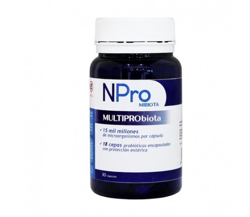Multiprobiota, Probiótico 18 cepas 30 cápsulas NPRO
