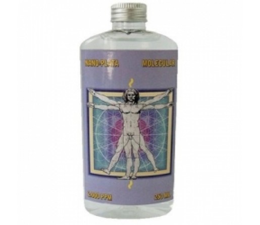 Nano Plata Molecular 2000 PPM 500ml. NANOHEALTH