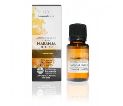Aceite Esencial Naranja Dulce Corteza ecológico (Citrus sinensis) 10ml. TERPENIC LABS