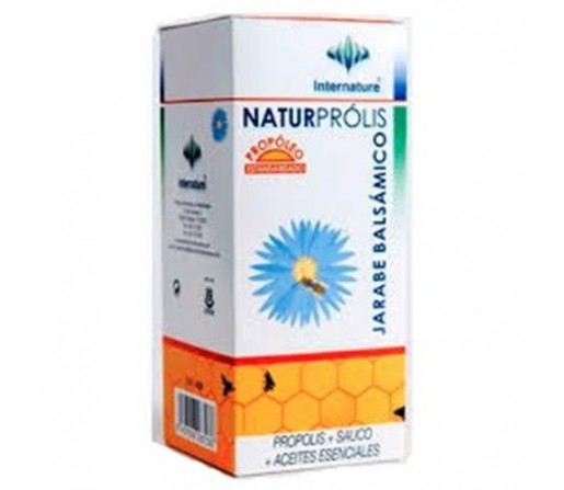 Naturprólis Jarabe Balsámico Própolis, Sauco, Aceites esenciales 250ml. INTERNATURE
