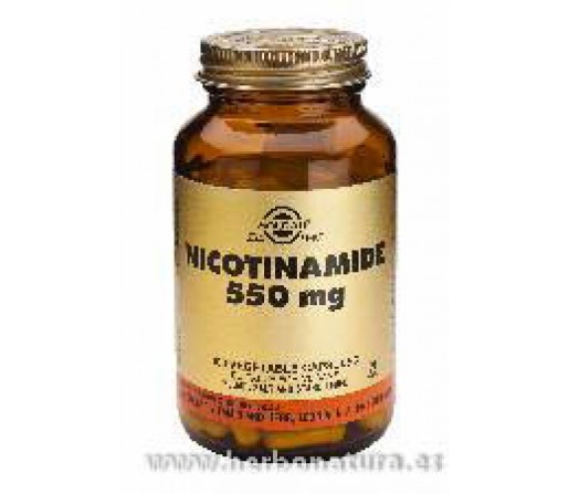 Nicotinamida 550 mg (niacina) 100 Cápsulas vegetales SOLGAR