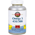 Omega 3 EPA 450 y DHA 300. 60 perlas Kal SOLARAY
