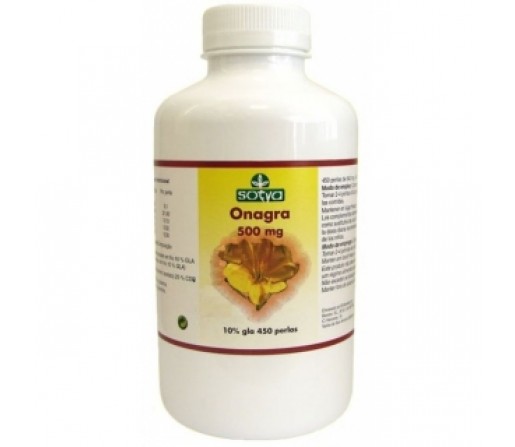 Onagra 500mg. de Primera Presión en Frío 450 perlas SOTYA