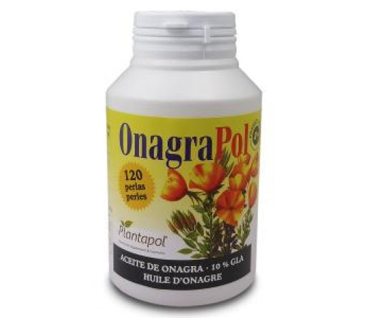 Onagrapol 1000mg. Aceite de Onagra 1ª presión en frío 120 perlas PLANTAPOL