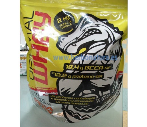 Optimal Whey Proteina con BCAA Vainilla 2kg. MEGA PLUS