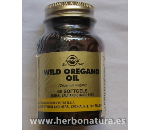 60 Perlas Aceite de Orégano Silvestre Ecológico - Poder Antimicrobiano Natural