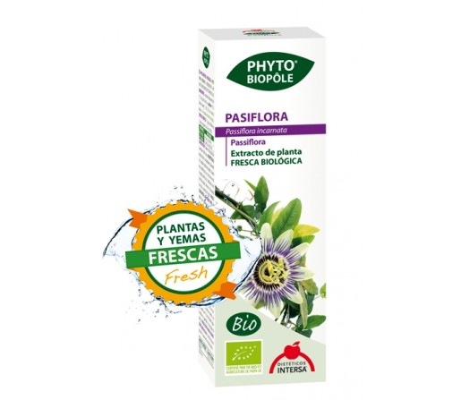 Pasiflora Extracto Bio Planta Fresca Phyto-biopôle 50ml INTERSA Relajación Natural