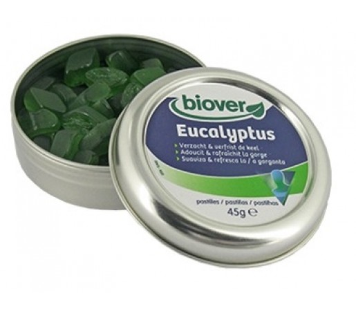 Pastillas masticables de Eucalyptus 45gr. BIOVER