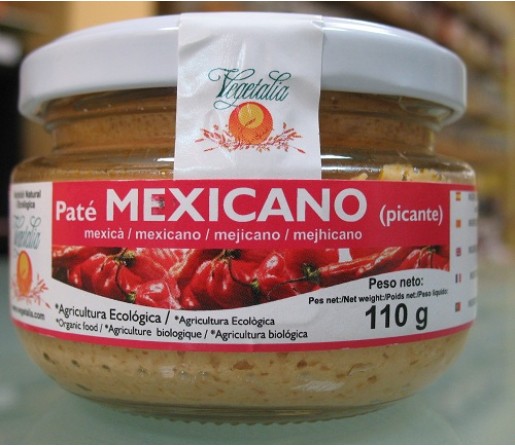 Paté Mexicano (picante) Ecológico VEGETALIA 110gr.