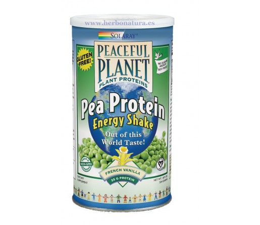 400g Proteína de Guisante Vainilla con Superalimentos Verdes - SOLARAY