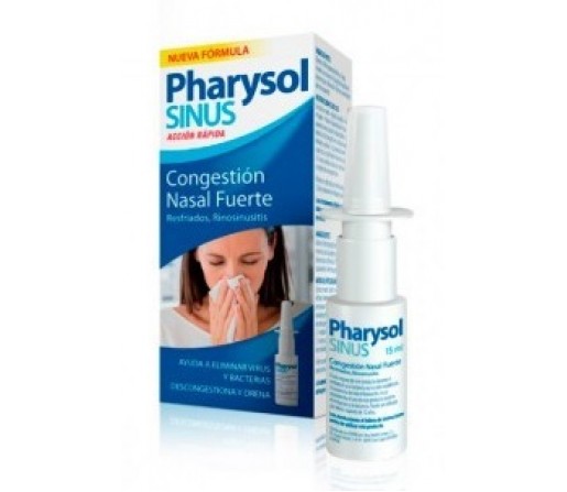 Spray Nasal Pharysol Sinus en Congestión nasal, Resfriados, Rinosinusitis... 15ml. VITROBIO